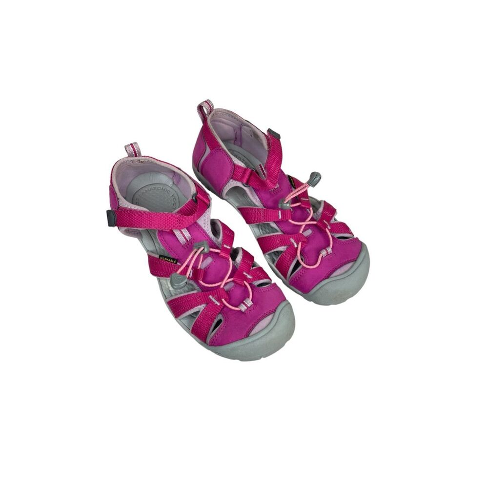 Keen Big Kids' Seacamp II CNX Water Sandal Water Shoe Very Berry/Dawn Pink Size